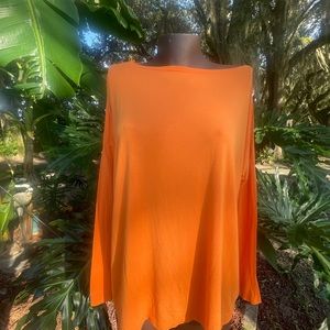 Halloween Orange long sleeve piko shirt